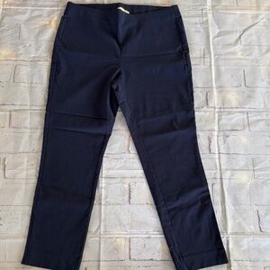 Michael Kors Navy Slim Fit Pants- Size Large